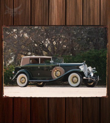 Металлическая табличка Auburn 8-100A Custom Phaeton